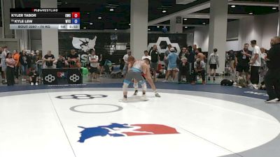 70 kg Cons. Sub-rd Of 32 - Kyler Tabor, Cardinal Wrestling Club vs Kyle Lew, WAR Training Center