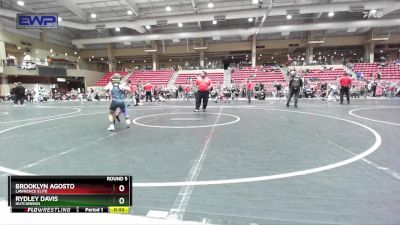 65 lbs Round 5 - Rydley Davis, Hutchinson vs Brooklyn Agosto, Lawrence Elite