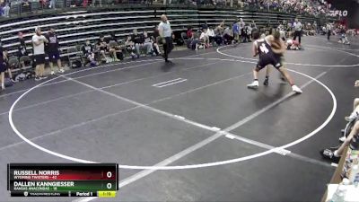 175 lbs Round 1 (6 Team) - Dallen Kanngiesser, Kansas Anacondas vs Russell Norris, Wyoming Twisters