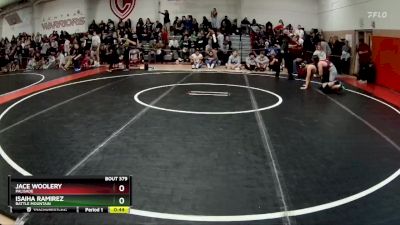 157 lbs Cons. Round 1 - Isaiha Ramirez, Battle Mountain vs Jace Woolery, Palisade
