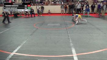 75_B lbs Round Of 16 - Hunter Kowatch, Greater Latrobe vs Logan Bonfilio, Greater Johnstown