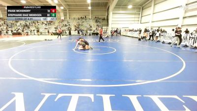152 lbs Consi Of 8 #1 - Paige McKendry, TN vs Stephanie Diaz Mendoza, NC