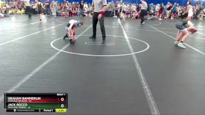 76 lbs Finals (2 Team) - Jack Rocco, Highland Medina vs Graham Bammerlin, Donahue WA Blue