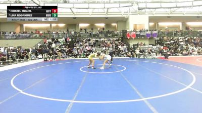 126 lbs Final - Cristel Miguel, Amity vs Lina Rodriguez, Norwalk