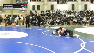 113 lbs 5th Place - Logan Sousa, Mt. Hope vs Gavin Jenkins, Marshfield