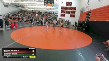 113B Round 1 - Kaiden Apodaca, Powell vs Landon Rhyne, Wind River