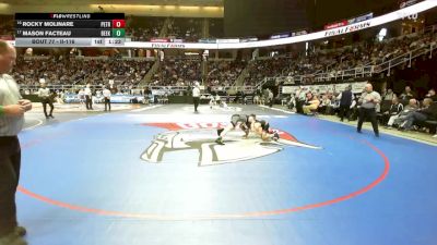 II-116 lbs Champ. Round 1 - Mason Facteau, Beekmantown vs Rocky Molinare, Petrides