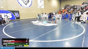 132 lbs Cons. Semi - Isaac Martinez, Bullard vs Loscar Riestra, Corona Del Mar