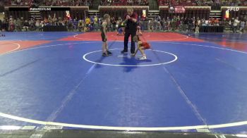 57 lbs Champ. Round 2 - Kristian Alvarado, Kalispell Wrestling Club vs Easton Williams, Ennis Wrestling Club