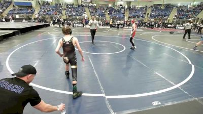 85 lbs Quarterfinal - Brayson Hochevar, Crowley County vs Zanden Ness, Ridge Wrestling