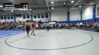 215 lbs Semifinal - Logan Hauck, Whittier vs Matt Harrold, Haverhill