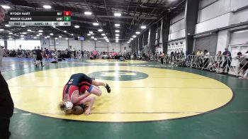 100 lbs Rr Rnd 3 - Ryder Hart, Mat Warriors PWC - MS vs Reece Clark, All American Wrestling Club - MS
