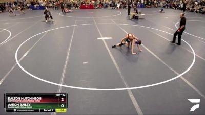 92 lbs Champ. Round 2 - Aaron Bailey, Eagan Wrestling Club vs Dalton Hutchinson, Grand Rapids Screaming Yetis