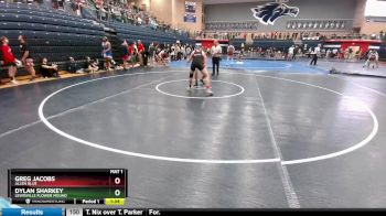 157 lbs Cons. Round 2 - Dylan Sharkey, Lewisville Flower Mound vs Greg Jacobs, Allen Blue