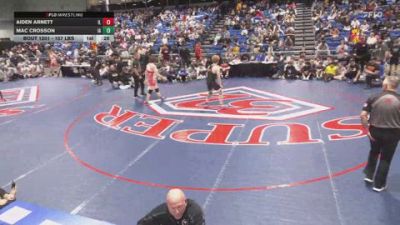 157 lbs Semifinal - Aiden Arnett, IL vs Mac Crosson, IA