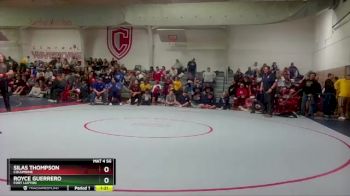 144 lbs Quarterfinal - Royce Guerrero, Fort Lupton vs Silas Thompson, Columbine