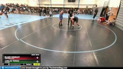 201-209 lbs Round 1 - Carlos Tomas, Poudre vs Blake Windley, Cheyenne East