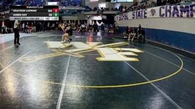 106 lbs Consi Of 8 #2 - Grayson Luzniak, Chesnee vs James Kay, Dixie