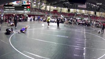 73 lbs Champ. Round 1 - Tatum Mullanix, Niobrara/Verdigre vs Sarah Carnes, Little Cougar Wrestling