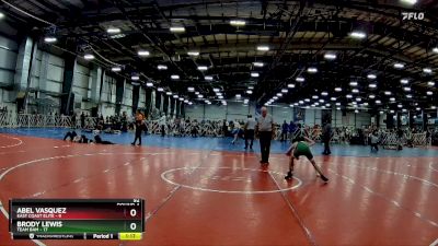 92 lbs Rd# 7- 10:45am Saturday Final Pool - Brody Lewis, Team BAM vs Abel Vasquez, East Coast Elite