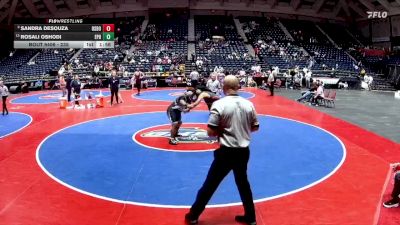 235 lbs 1st Place Match - Rosali Oshodi, East Paulding Hs vs Sandra DeSouza, Osborne