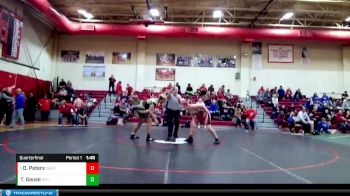 182 lbs Quarterfinal - Dylan Peters, Vandalia vs Treyveonne Gause, Jacksonville (Illinois School For The Visually Impaired) Co-op