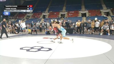126 lbs Cons. Sub-rd Of 16 - Easton Olson, Utah vs Aiden Jalajel, Oklahoma