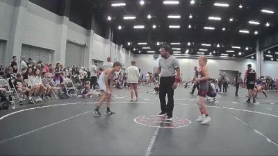 64 lbs Round 5 (8 Team) - Ty Cox, Backyard Brawlers Gold vs Aaron Arroyos, Takedown Elite