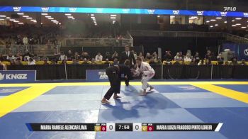 Maria Luiza Fragoso Pinto Loreir vs Maria Raniele Alencar Lima 2025 Pan Jiu Jitsu IBJJF Championship