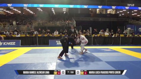 Maria Luiza Fragoso Pinto Loreir vs Maria Raniele Alencar Lima 2025 Pan Jiu Jitsu IBJJF Championship