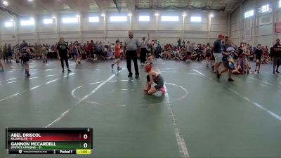 64 lbs Finals (2 Team) - Abel Driscol, Killer Elite vs Gannon McCardell, Upstate Uprising