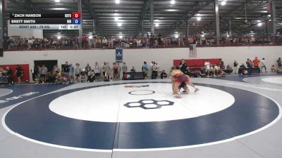 79 kg Champ. Rd Of 64 - Zach Hanson, California Regional Training Center (CA RTC) vs Brett Smith, Northern Illinois RTC