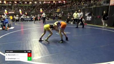 80 lbs Round Of 16 - Alex Marchetti, Abington Heights vs CJ Dreshman, Canon-McMillan