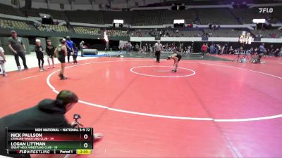 National 3-5 72 Cons. Semi - Logan Littman, Great Neck Wrestling Club vs Nick Paulson, Cavalier Wrestling Club