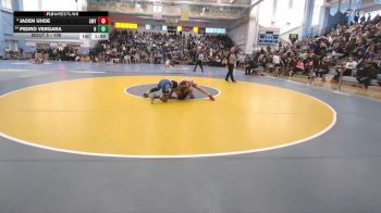 106 lbs Champ. Round 1 - Jaden Uhde, Smyrna H S vs Pedro Vergara, Howard H S