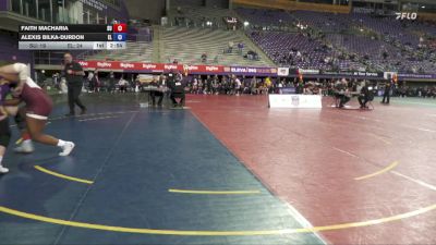 207 lbs 2nd Wrestleback (16 Team) - Faith Macharia, Schreiner University vs Alexis Bilka-durdon, Elmira College