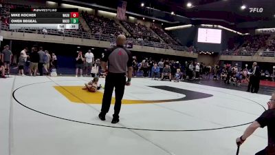 70 lbs Consi Of 8 #2 - Mike Kocher, Washington Twp vs Owen Begeal, Masonville