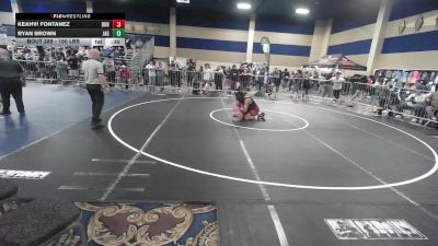150 lbs Consi Of 64 #2 - Keahvi Fontanez, DUB Wrestling vs Ryan Brown, Jag Way WC