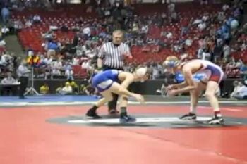 119lbs Md. State Final: Kemper Baker (Williamsport) vs. Earl Eppard (Lansdowne)
