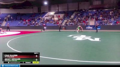 174 lbs Semifinal - Brody Hemauer, Wisconsin-Parkside vs Cole Glazier, St. Cloud State