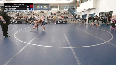 120 lbs Cons. Sub-semis - Michael Montano, Duran Wrestling Club vs Eli Mendoza, Gilroy Hawks