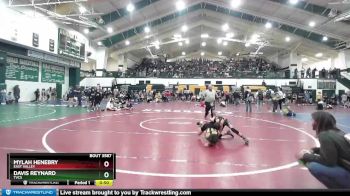 75 lbs Cons. Round 4 - Davis Reynard, TVCS vs Mylah Henebry, East Valley