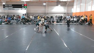 157 lbs Semifinal - Josh Howey, Lake Erie vs Nico Taddy, West Liberty