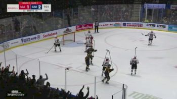 Teague Vader Floats A Shot Into The Top Corner To Give Barrie 3-1 Lead In Game 1