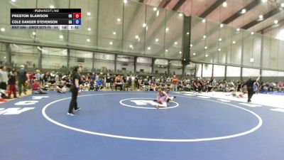 Junior Boys FS - 144 lbs Cons. Round 2 - Preston Slawson, OR vs Cole Danger Stevenson, CA