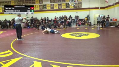 133 lbs Cons. Round 4 - Micah Lee, Sacramento City College vs Erickson Edpao, Santa Rosa Junior College