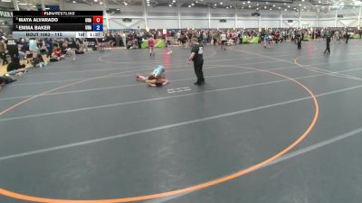 115 lbs Semifinal - Maya Alvarado, Unattached vs Emma Baker, Unattached