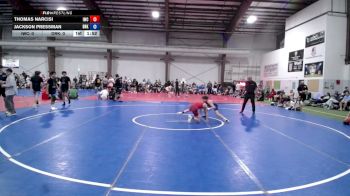 100 lbs Semifinal - Thomas Narcisi, Immortals - HS vs Jackson Pressman, Dark Horse Black - HS