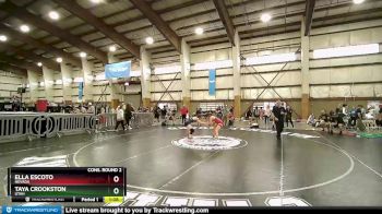 125 lbs Cons. Round 2 - Ella Escoto, Nevada vs Taya Crookston, Utah