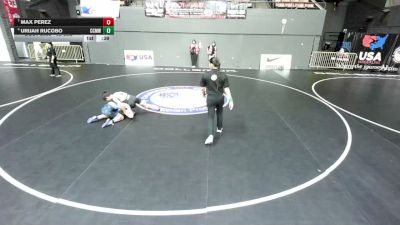 92 lbs Cons. Semis - Max Perez vs Urijah Rucobo, Central Coast Most Wanted Wrestling Club